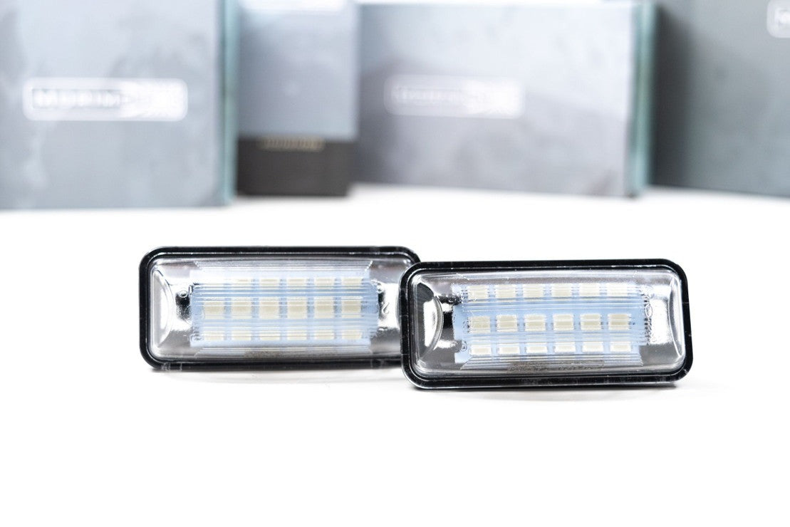 Morimoto XB LED License Plate Housing Lights - Subaru Models (inc. 2011-2021 WRX / STI / 2013-2020 BRZ)