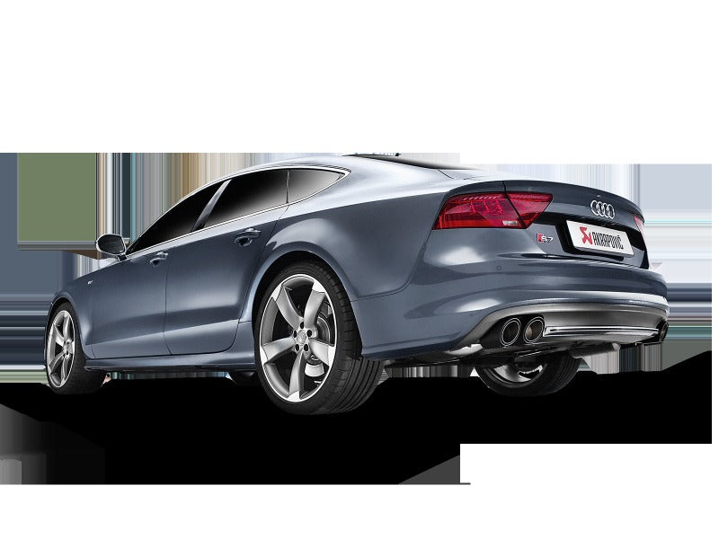 Akrapovic Evolution Line Cat Back Titanium with Carbon Tips for 2013-2017 Audi S6 Avant/Limousine (C7) - S-AU/TI/6H
