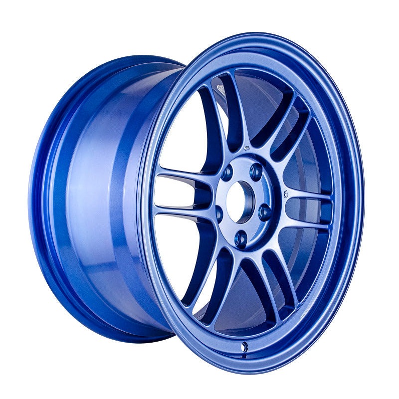 Enkei RPF1 18x9.5 5x114.3 38mm Offset 73mm Victory Bore - Blue (Single Wheel) (STI w/ Brembos Require Wheel Spacers)