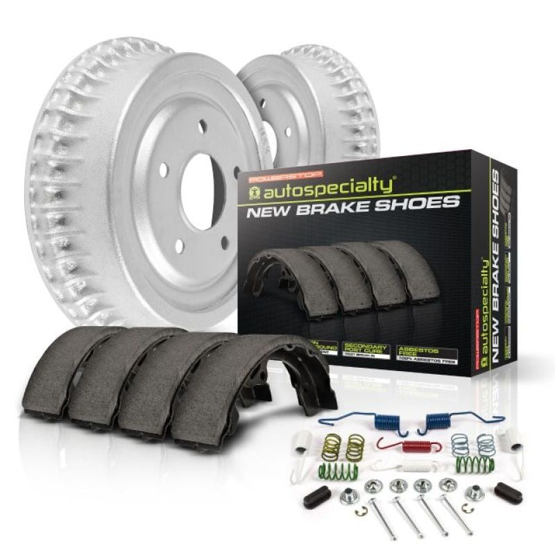 Power Stop Autospecialty Drum Kit - Rear - 2002 Subaru Impreza Outback
