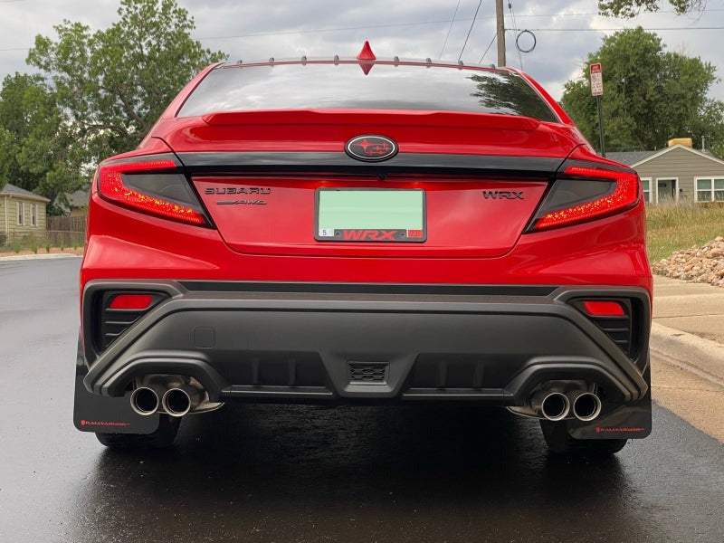 Rally Armor Black UR Mud Flap w/Red Logo - 2022-2026 Subaru WRX