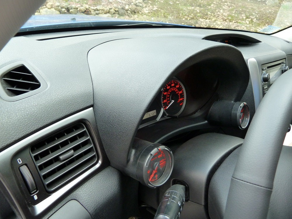 SMY ClusterMaker Dual Gauge Pod 52mm - 2008-2014 Subaru WRX/STI / 2009-2013 Forester XT