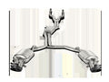 Akrapovic Evolution Line Cat Back Titanium with Carbon Tips for 2014-2017 Audi RS6 Avant (C7) - S-AU/TI/3H