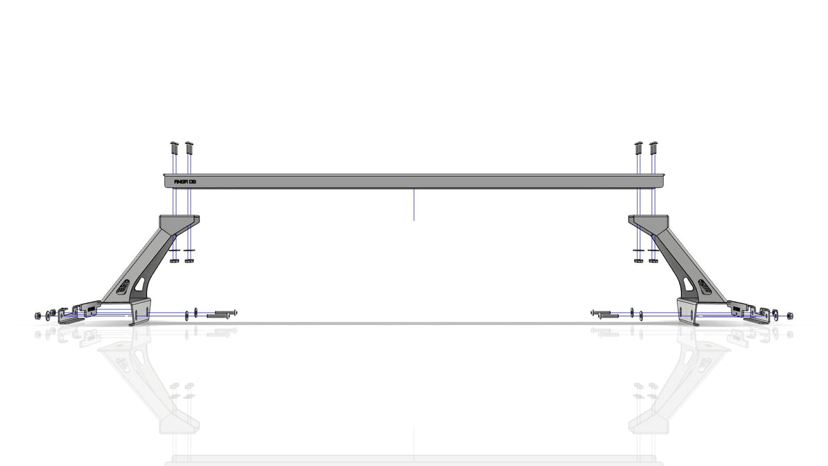 Ford Ranger Overland Bed Bars 19-21 Ranger CBI Offroad