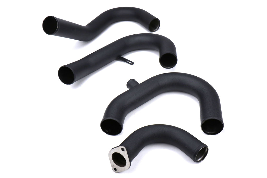 ETS FMIC Intercooler Piping Wrinkle Black w/ Stock BOV Flange - 2015-2021 Subaru WRX