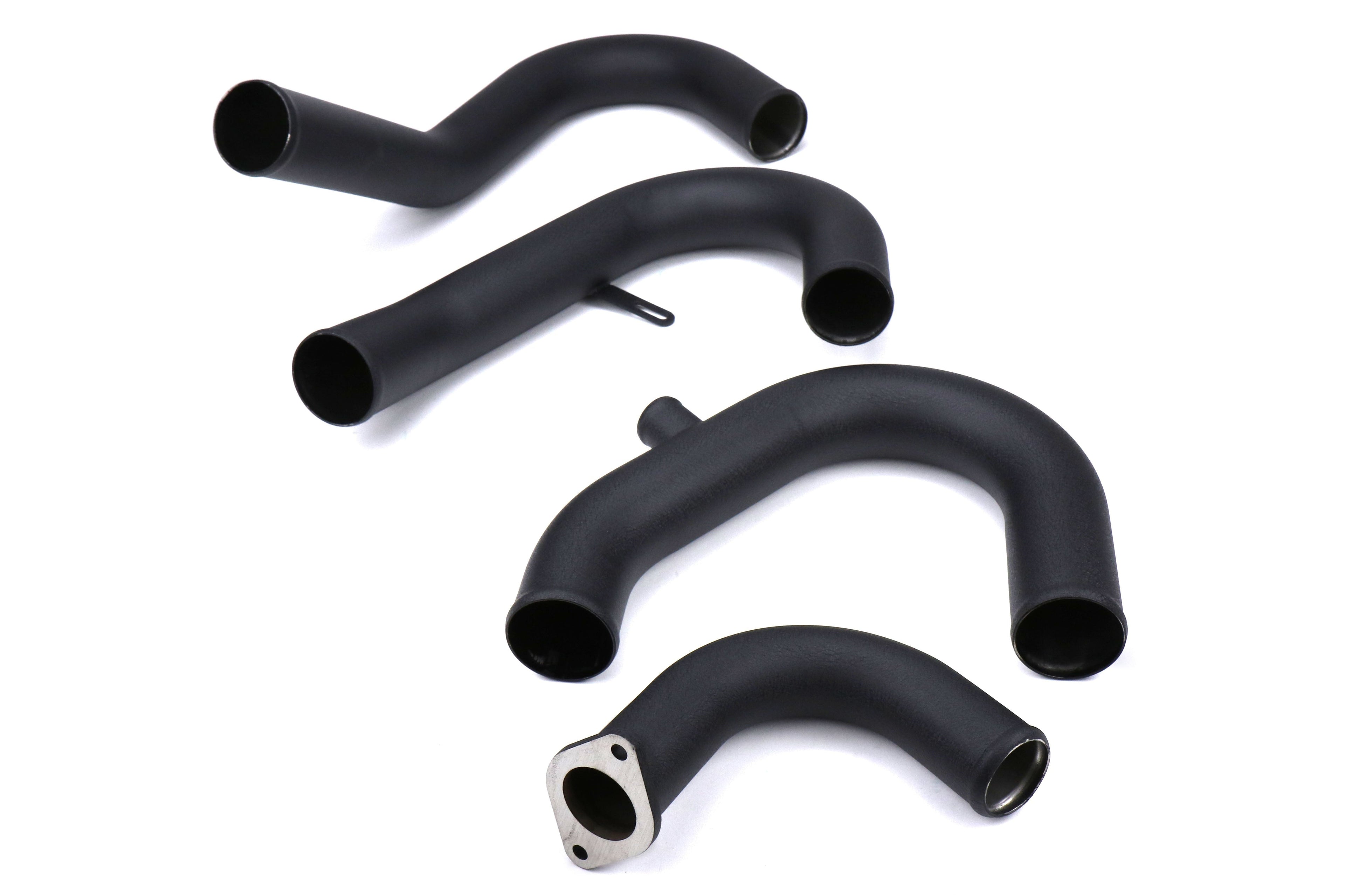 ETS FMIC Intercooler Piping Wrinkle Black w/ Stock BOV Flange - 2015-2021 Subaru WRX