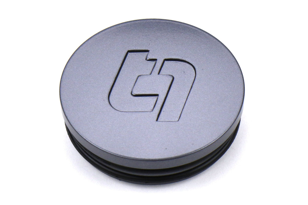 Titan 7 Flat Center Cap Satin Titanium - Universal