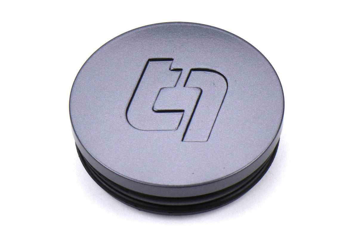 Titan 7 Flat Center Cap Satin Titanium - Universal