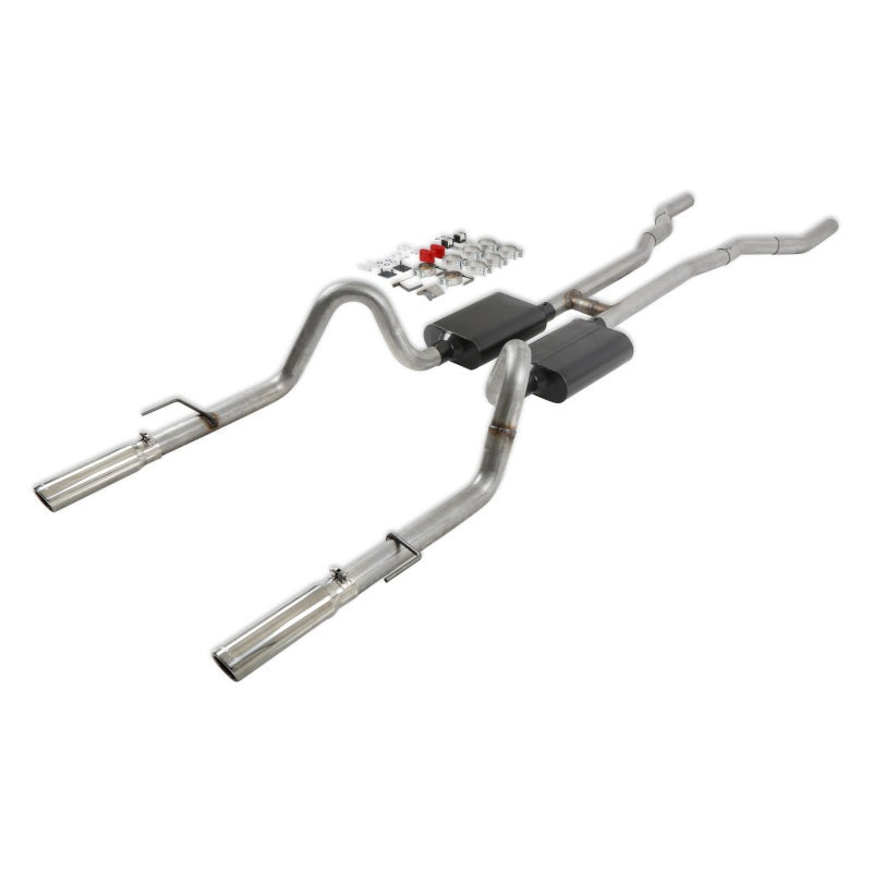 Flowmaster 67-70 Mustang American Thunder THRU VALANCE SS Crossmember-Back Exhaust System