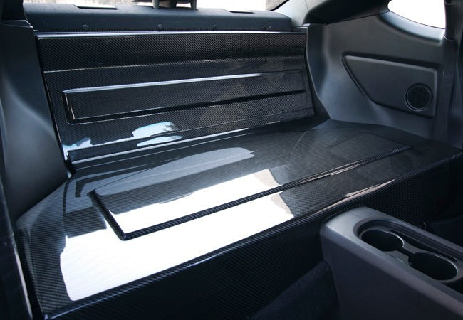 Seibon Carbon Fiber Rear Seat Panels - 2013-2016 Scion FR-S / 2013-2020 Subaru BRZ / 2017-2019 Toyota 86