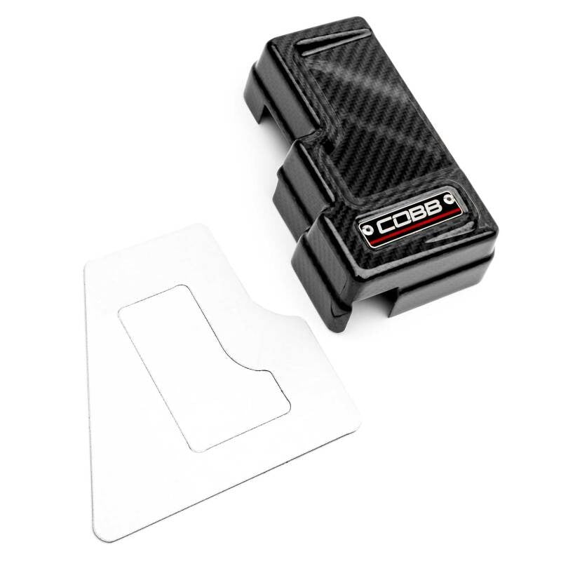 COBB Redline Carbon Fiber Fuse Cover (Passenger Side) - 2022-2026 Subaru WRX