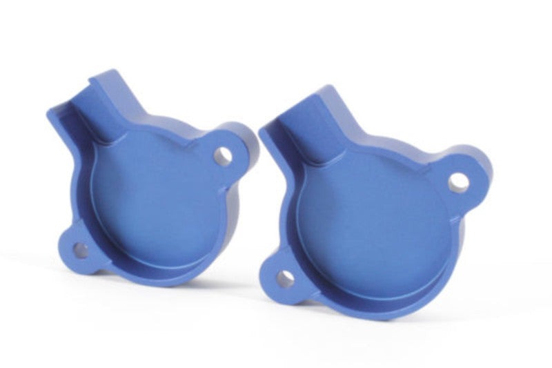 Perrin Blue Cam Solenoid Covers - 2015-2021 Subaru WRX
