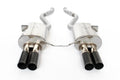 Dinan 08-13 BMW M3 (E92/E93) Free Flow Axleback Exhaust System - Black Tips