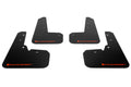 Rally Armor UR Mudflaps Black Urethane Orange Logo - 2013-2017 Subaru XV Crosstrek