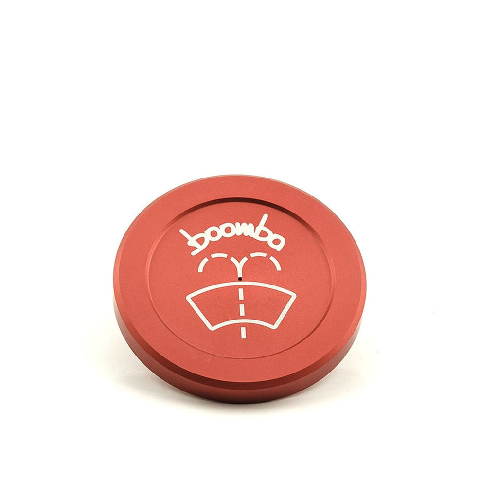 Boomba Racing Windshield Washer Cap Red - 2015-2021 Subaru WRX