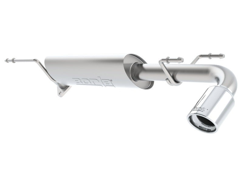 Borla Single Round Rolled Rear Right Exit Exhaust - 2013-2014 Subaru Impreza / XV Crosstrek 2.0L