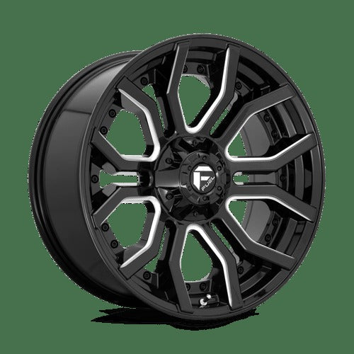 D711 22X10 8X180 GL-BLK-MIL -18MM