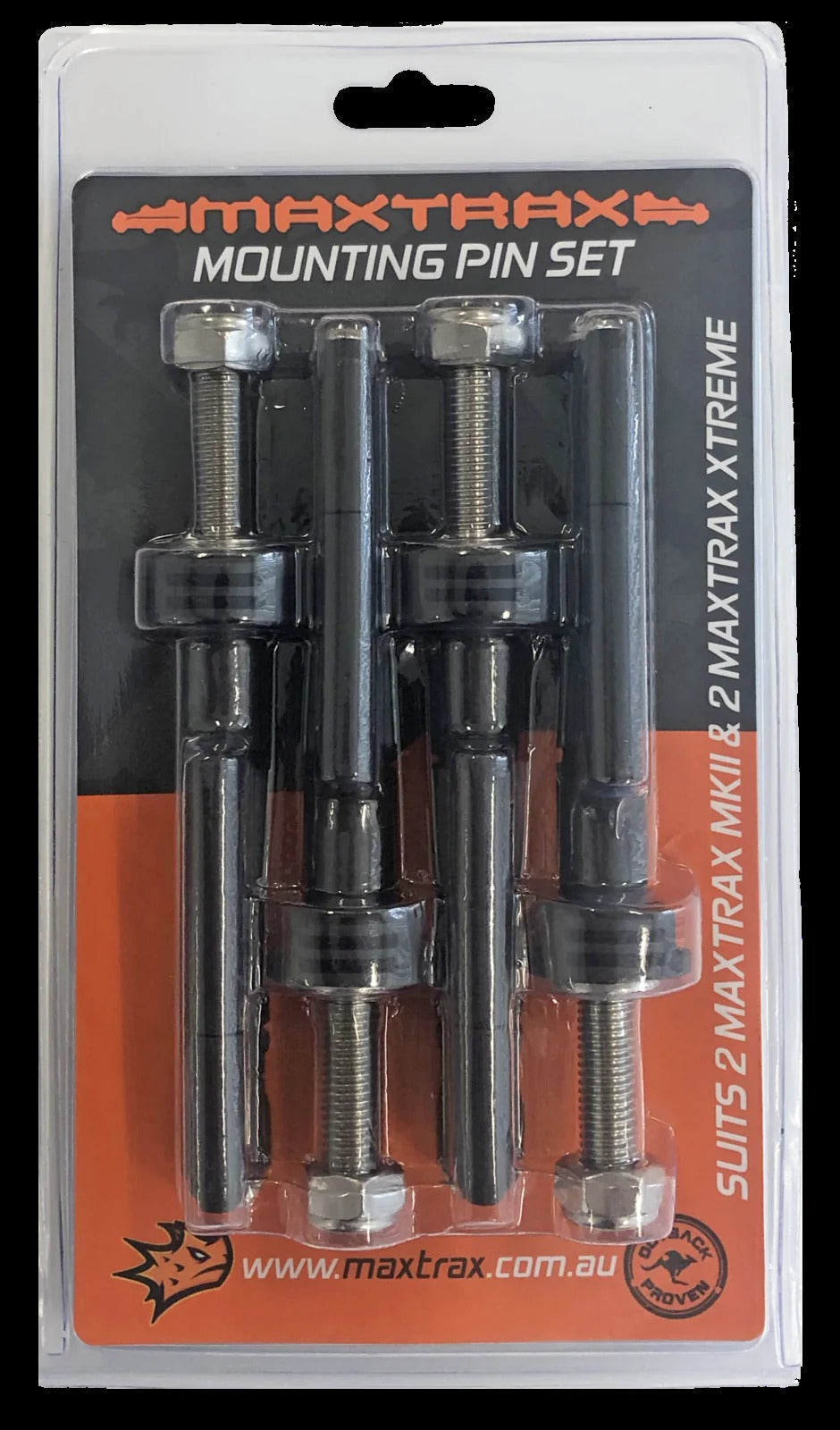 Maxtrax Mounting Pin Set - MKII Recovery Tracks - 17Mm