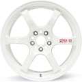 Rays Gram Lights 57DR Ceramic Pearl White 18x9.5 +38mm 5x114.3 (Single Wheel) - 2015-2024 Subaru WRX / 2015-2021 STI / 2019-2024 Forester