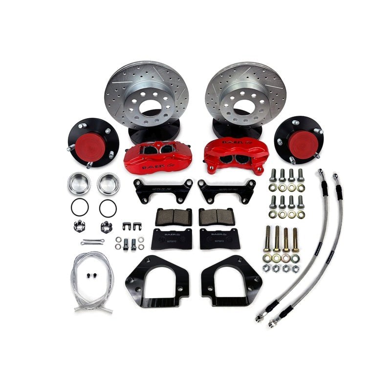 Baer Brakes 64-72 Buick Skylark 11in SS4 Alum Hub Front SDZ Brake Kit - Black