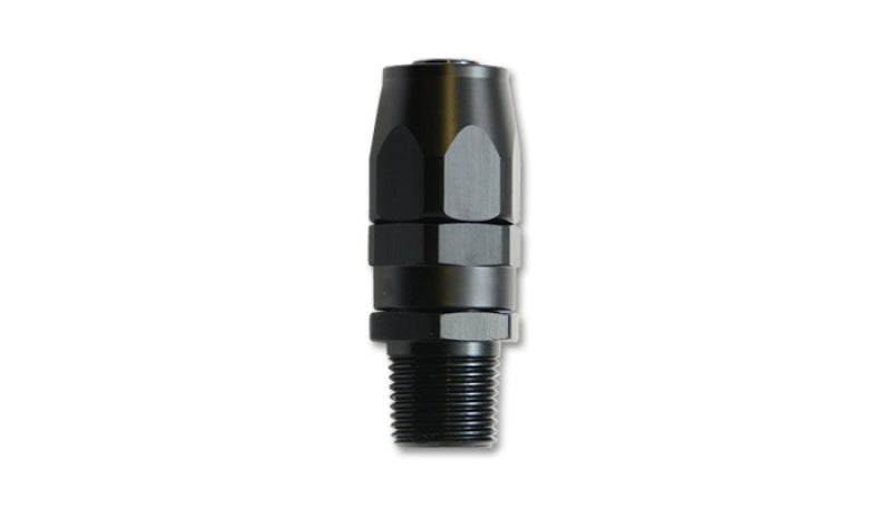 Vibrant Performance Male Straight Hose End Fitting, -12AN, Pipe Thread 1/2in NPT, AN Performance Fluid Plumbing - Part 26008