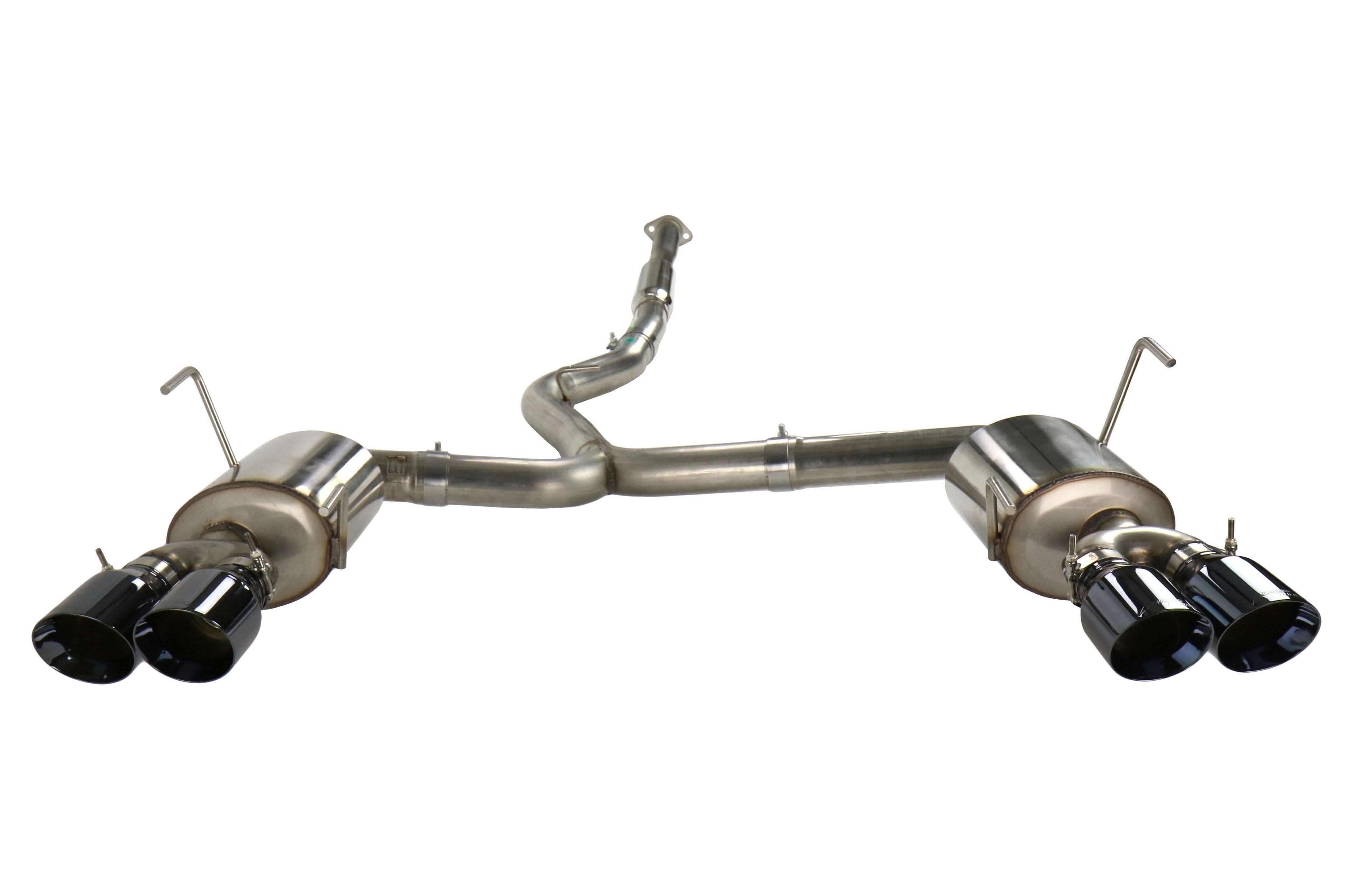 AWE Touring Edition Cat-Back Exhaust (Diamond Black Tips) - 2011-2021 Subaru WRX / STI