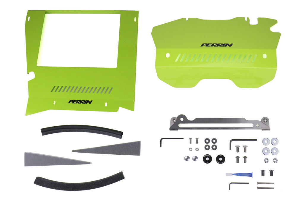PERRIN Performance Intercooler Shroud and Belt Cover Kit - 2015-2021 Subaru WRX