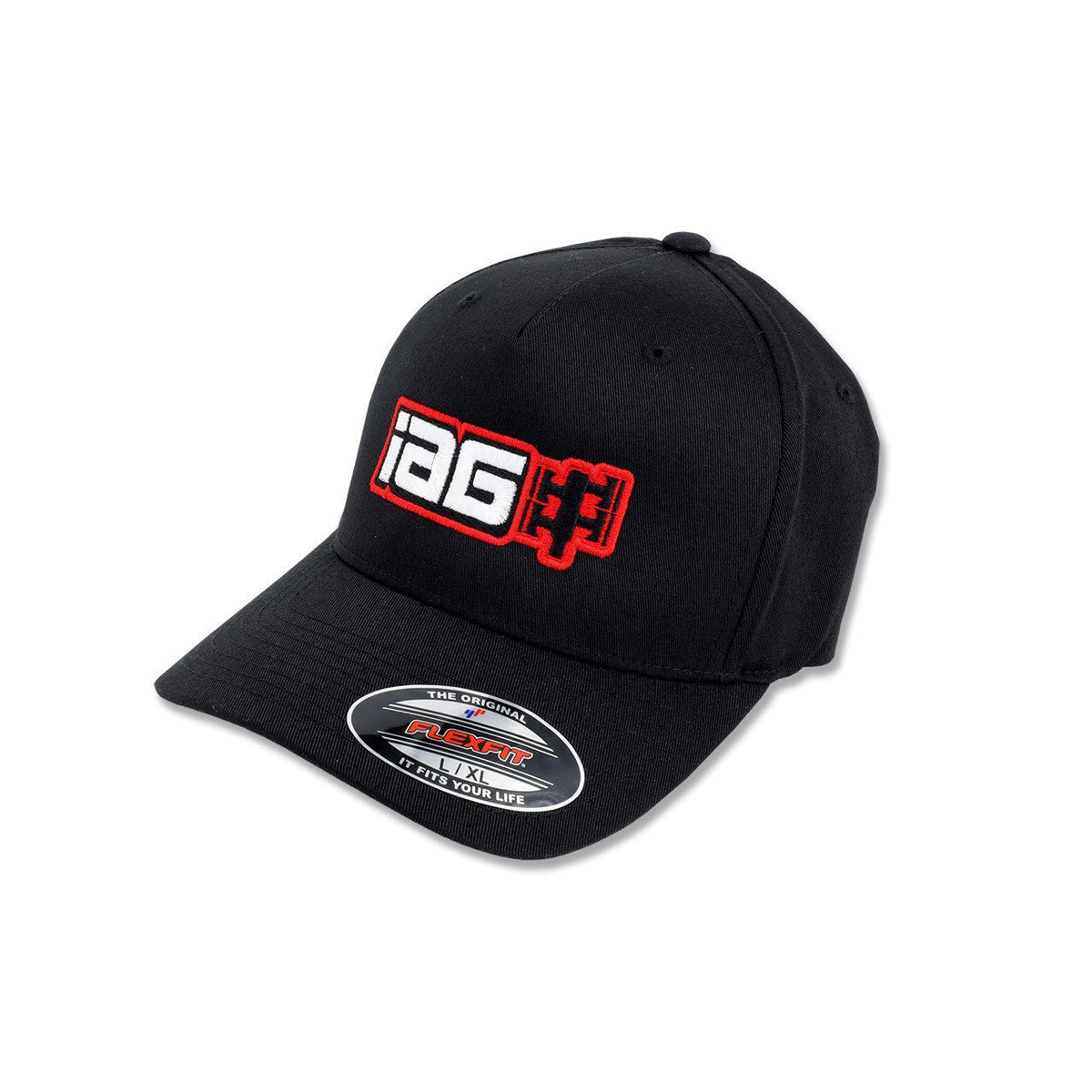 IAG Performance IAG Boxer Logo Embroidered Flexfit Cap (Black) - Size S/M