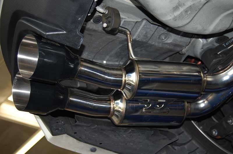Invidia Gemini R400 Single Layer Cat Back Exhaust w/ Black Tips - 2015-2021 Subaru WRX / STI