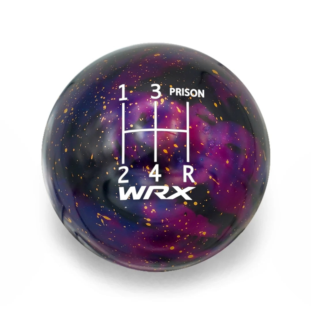 Billetworkz Cosmic Space Shift Knob - 5 Speed WRX Jail-Prison Engraving - Subaru WRX