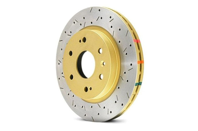 DBA 4000 Series XS Crossdrilled Slotted Front Rotor - 2017-2021 Subaru STI