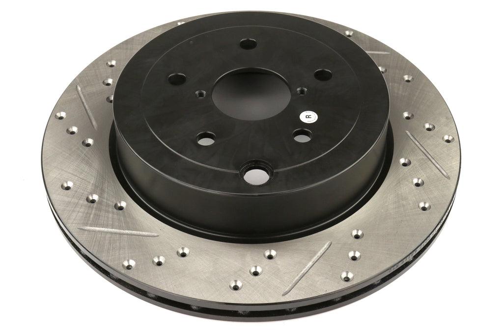 Stoptech Drilled and Slotted Rotor Single Rear Right - 2008-2017 Subaru STI