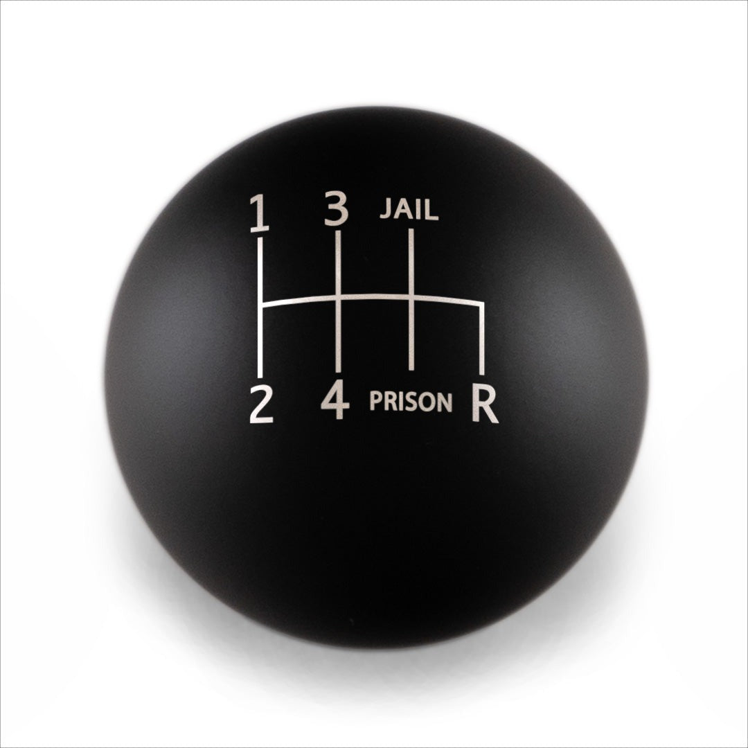 Billetworkz Weighted Shift Knob - 6 Speed Jail-Prison Engraving for Subaru