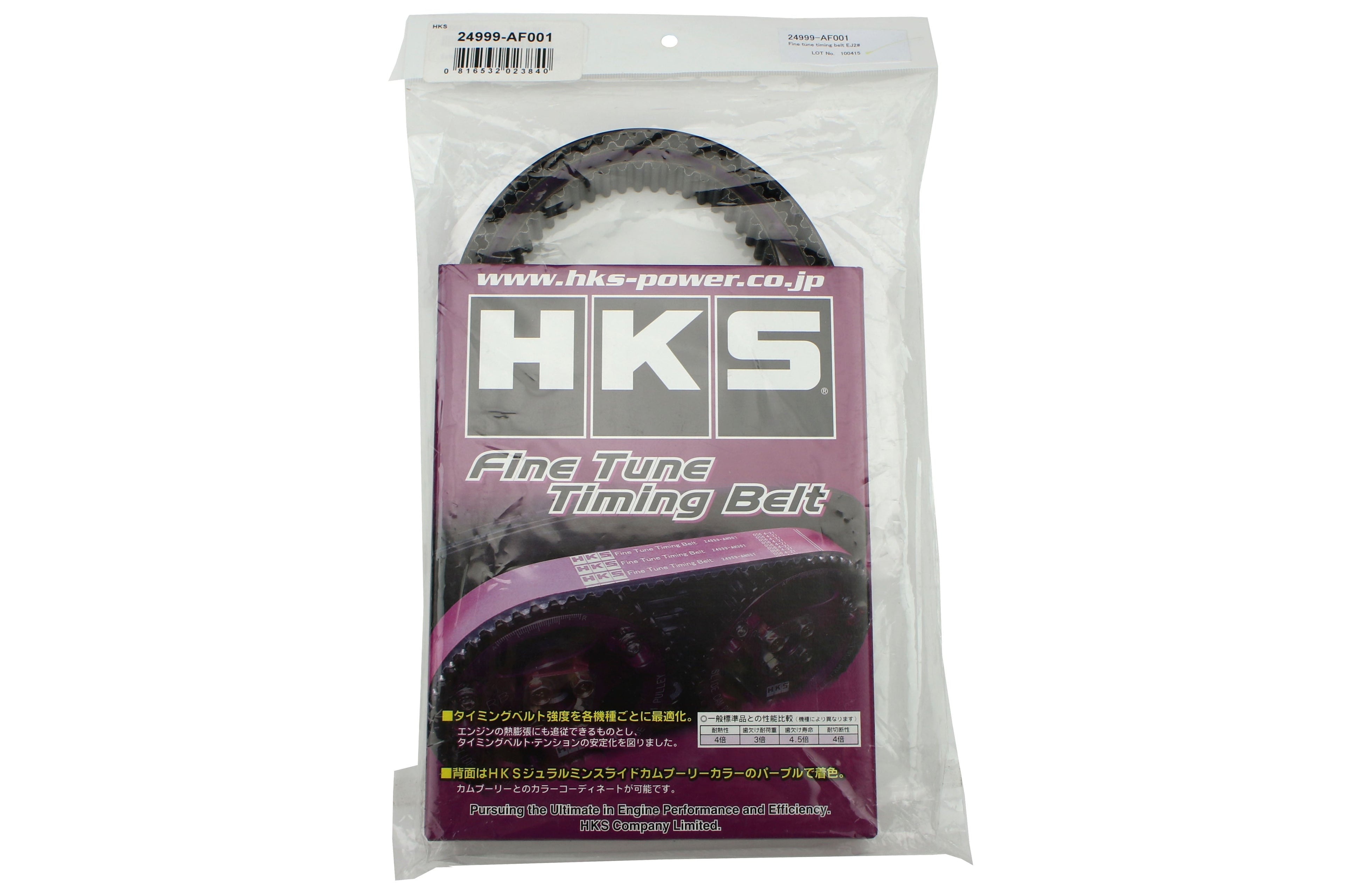HKS Fine Tune Timing Belt - Subaru Models (inc. 2002-2014 WRX / 2004-2021 STI)