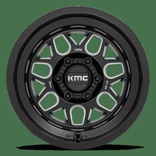 KM725 17X9 6X5.5 S-BLK -38MM