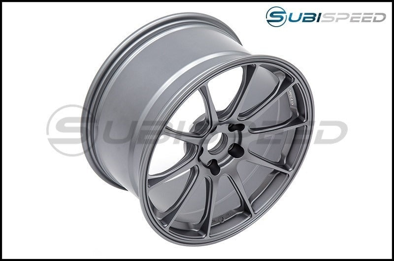 Titan 7 T-R10 Satin Titanium 18x9.5 +40 5x114.3 (Single Wheel) - 2015-2024 Subaru WRX / 2015-2021 STI / 2019-2023 Forester