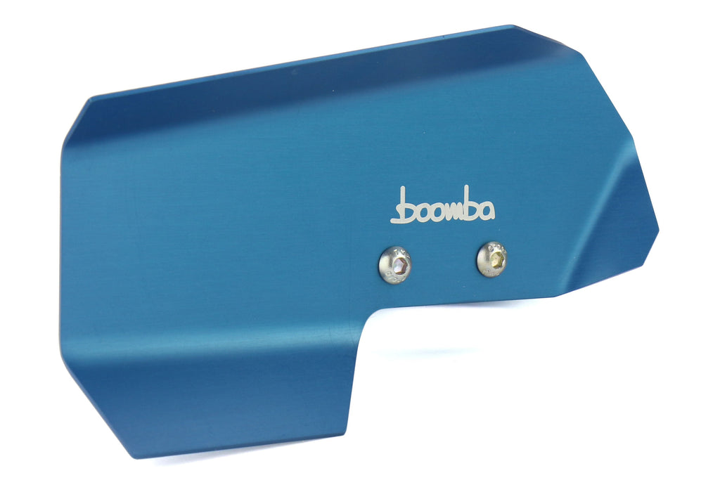 Boomba Racing Brake Cooling Deflectors Blue - 2008-2021 Subaru STI