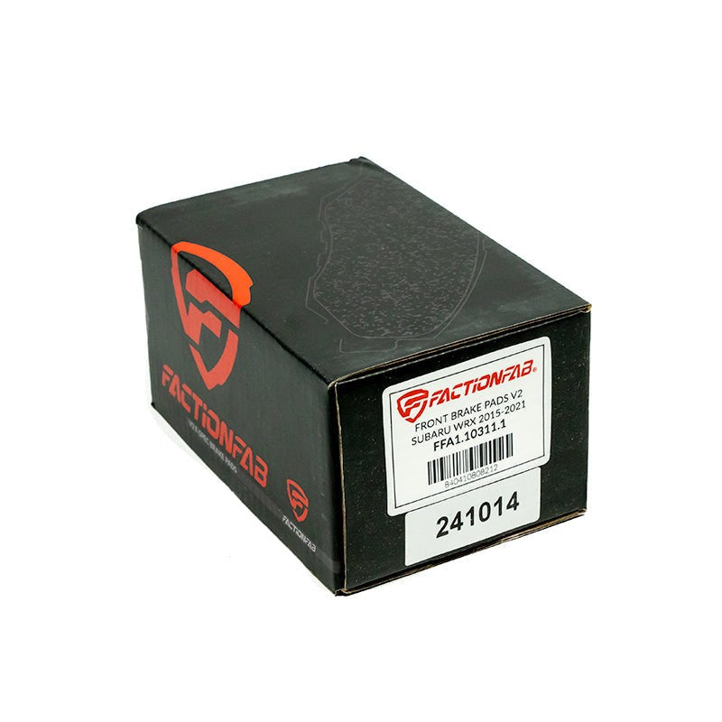 FactionFab V2 Front Brake Pads - 2015-2021 WRX