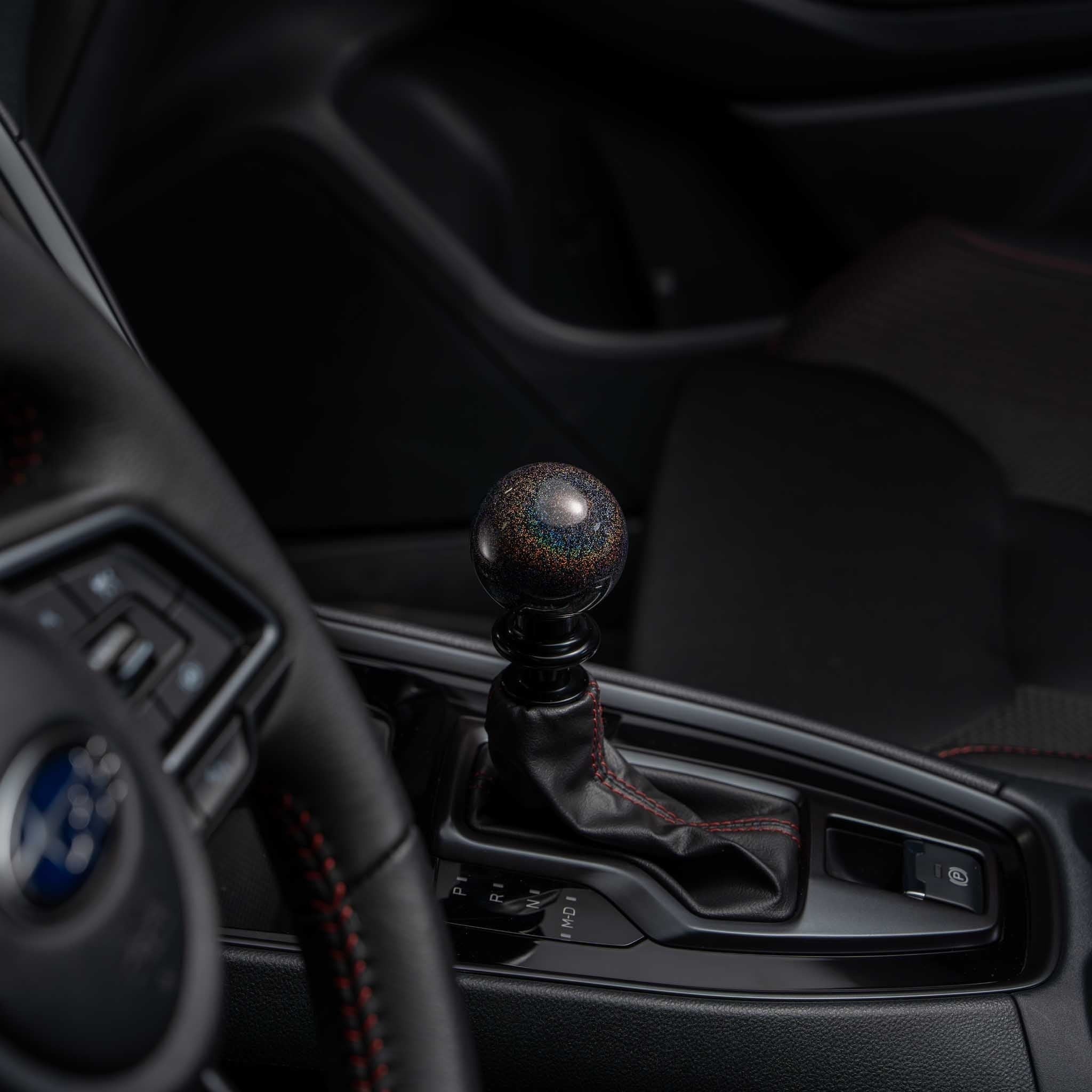 Billetworkz Automatic Shifter - Rainbow Sparkle - Fits Subaru CVT: WRX (2022+), Crosstrek (2024+), Forester (2025+), Impreza (2024+), Legacy/Outback (2015+)