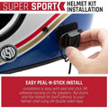 Rugged Radios SUPER SPORT Comm Kit w/ LW SPORT Cables With Black RDH-X - Business Band Radio