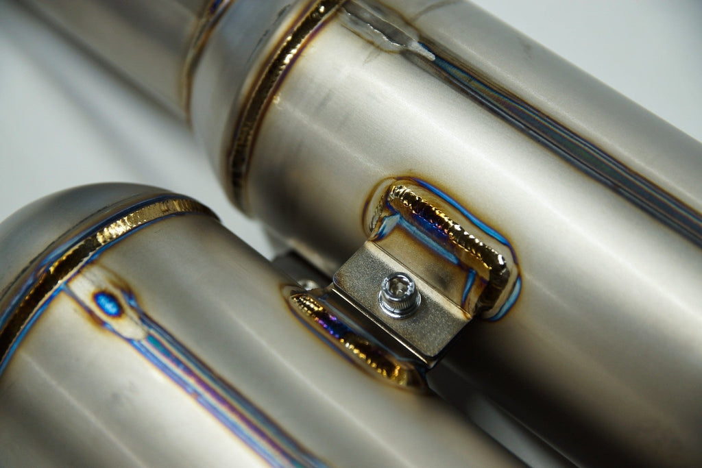 HKS Super Turbo Muffler Titanium Exhaust - 2015-2021 Subaru WRX / STI