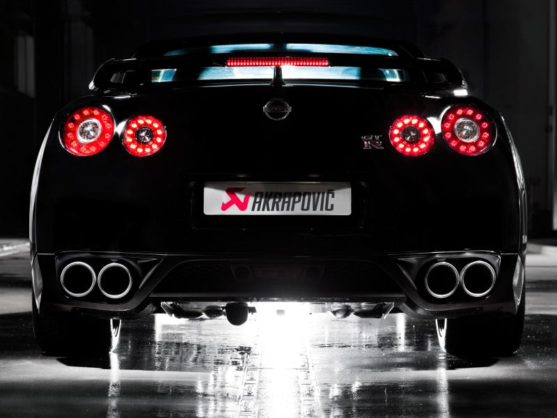 Akrapovic Evolution Line Cat Back Titanium (Requires Tips) for 2008-2017 Nissan GT-R - ME-NI/T/1