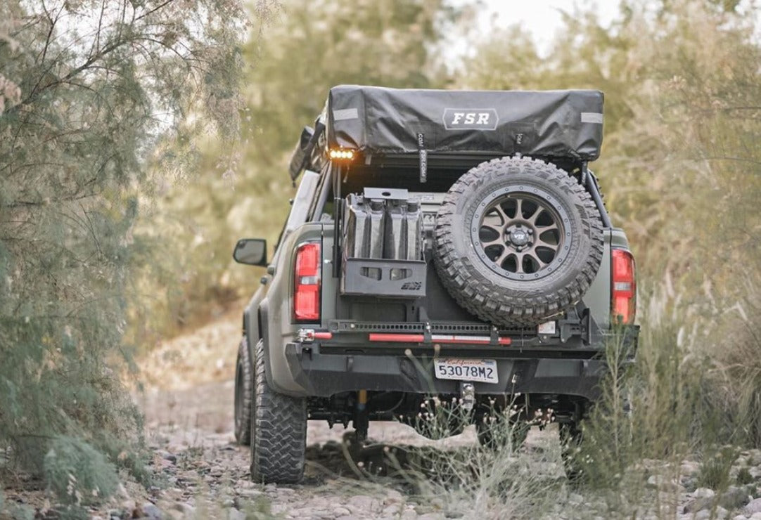 Dual Can Carrier Powdercoat Black CBI Offroad