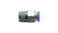 Vibrant Performance Male Straight Fitting, for 3/16in OD Tubing (1/8in NPT Thread), Custom Automotive Fabrication - Part 22653