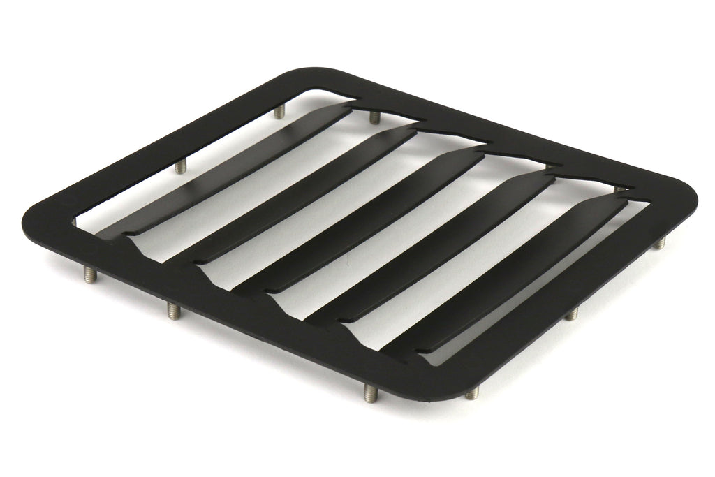 Verus Engineering Hood Louver Kit Black - 2015-2021 Subaru WRX/STI