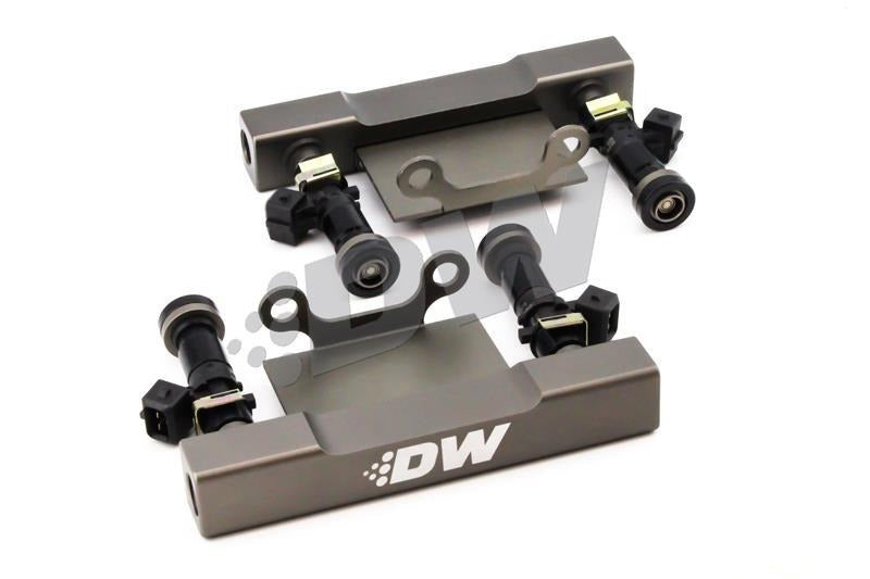 DeatschWerks Side Feed to Top Feed Fuel Rail Conversion Kit w/2200cc Injectors - 2004-2006 Subaru STI / Legacy GT