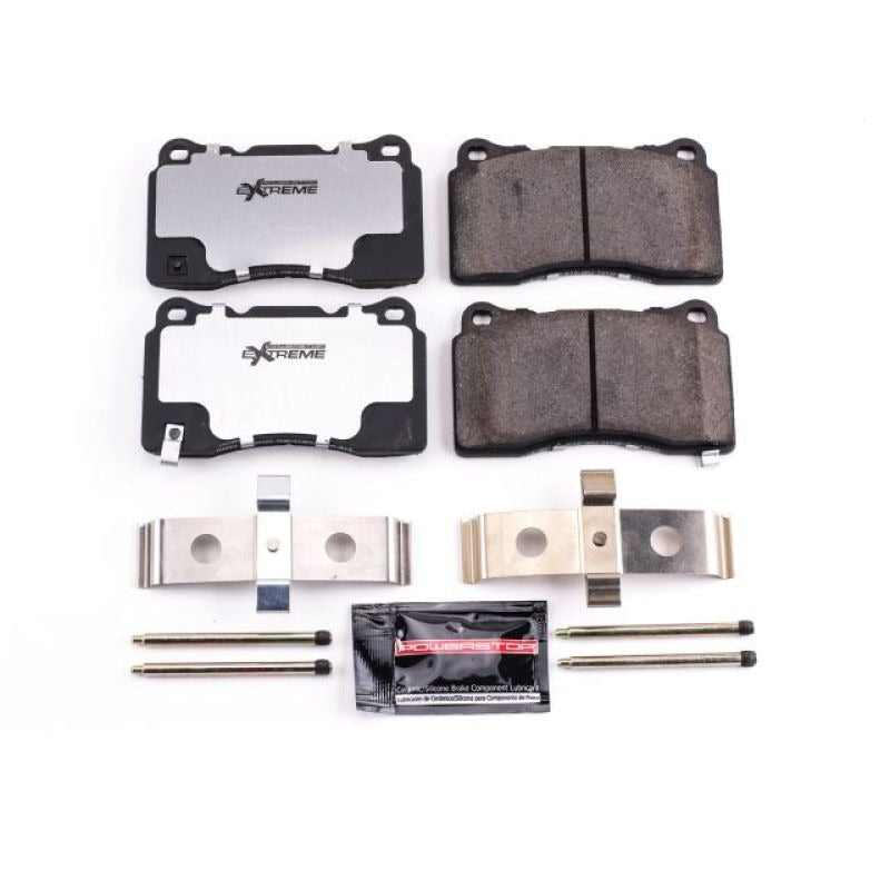 Power Stop Front or Rear Z26 Extreme Street Brake Pads w/Hardware - 2004-2017 Subaru STI / 2017-2020 & 2022-2026 Subaru BRZ w/ Brembo