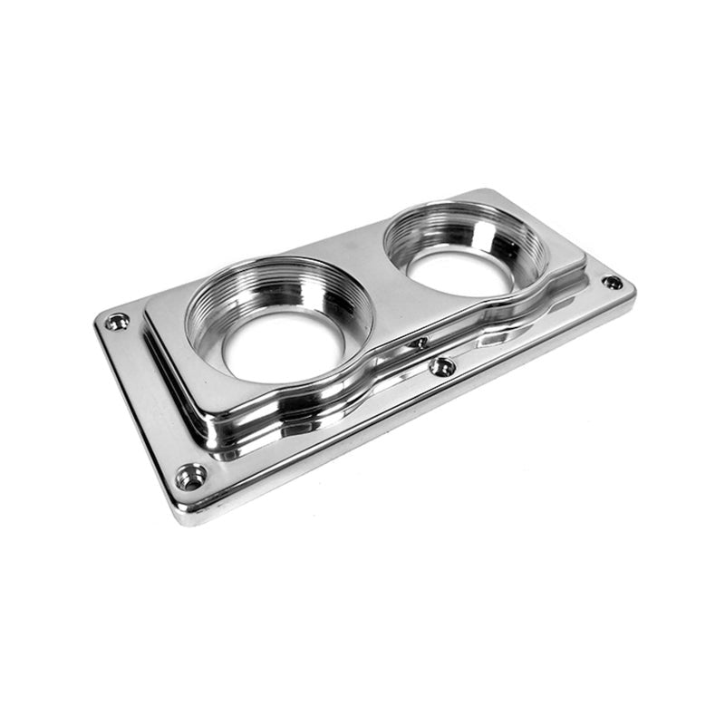 Baer Brakes GM/Ford 1-1/8in Bore Remaster 2-Bolt Left Port Master Cylinder Assembly - Polished