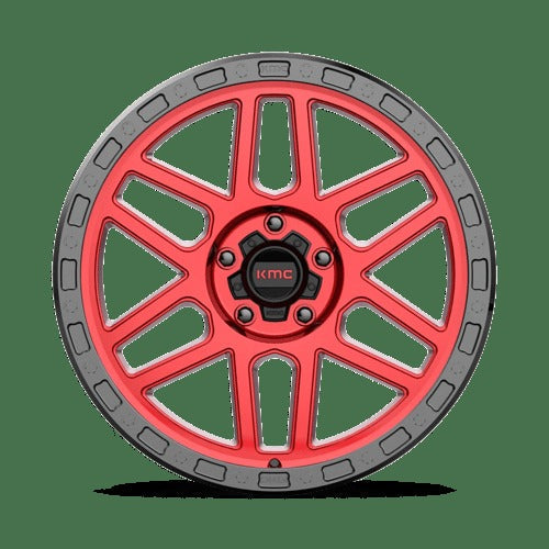 KM544 17X9 5X5.0 C-RED BLK-LP 18MM