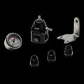 DeatschWerks DWR550C Adjustable Carburetor Regulator w/ 8AN Fittings and Gauge